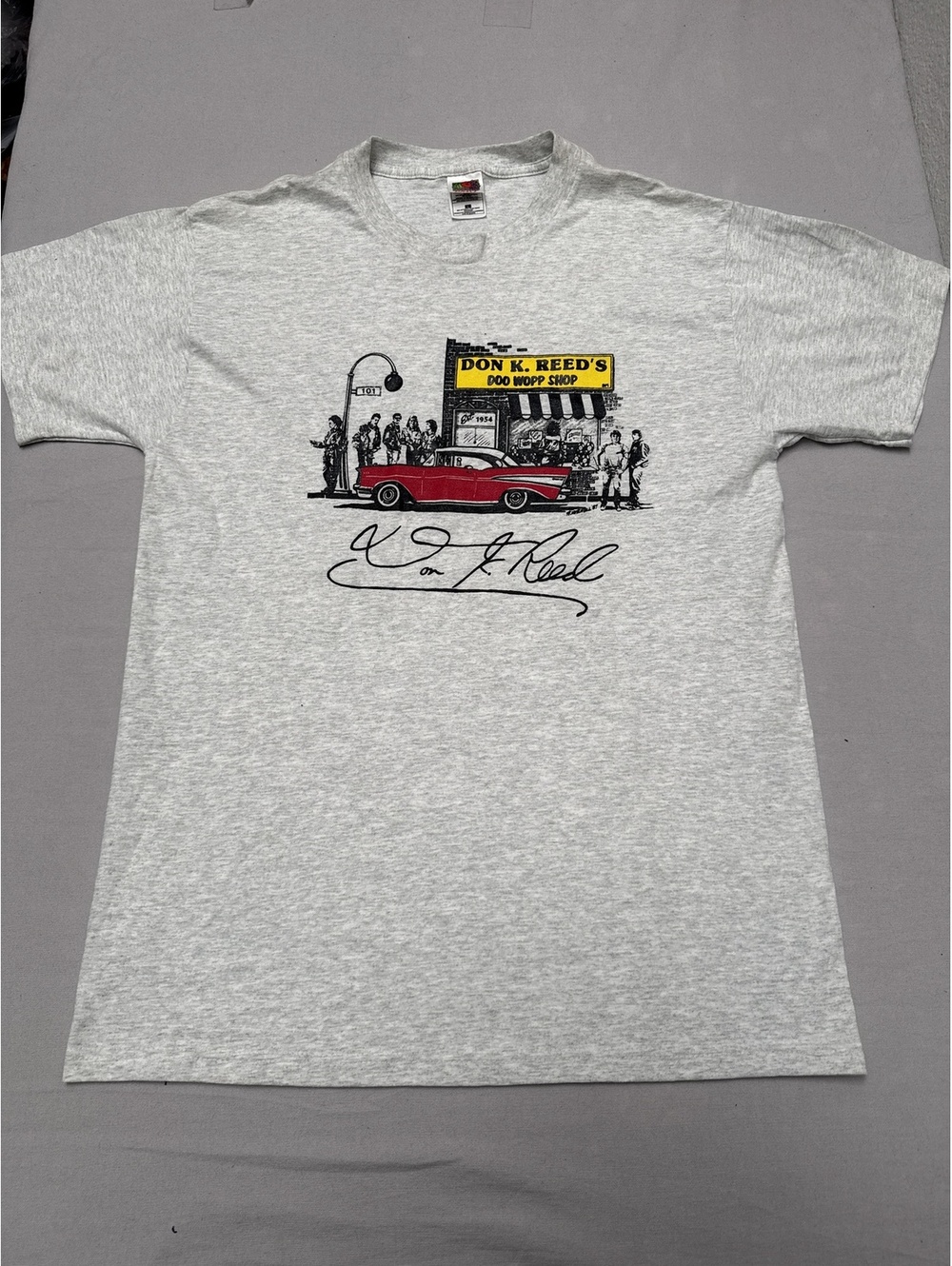 Vintage Don K. Reed's Doo Wop Shop NY Radio T-shirt - L